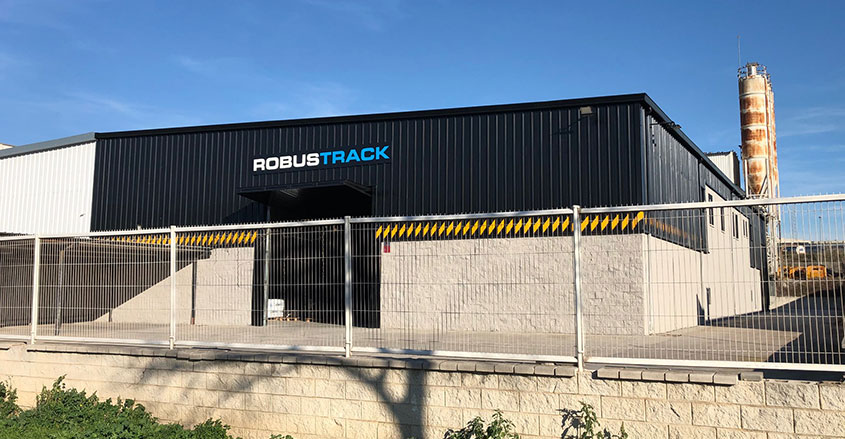 nuevas instalaciones de Robustrack fachada nave