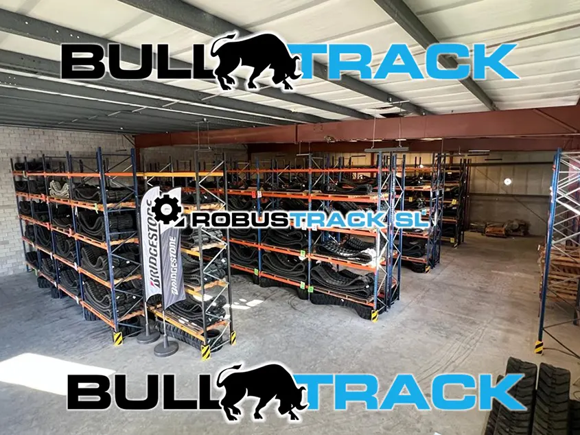 imagen de las instalaciones de Robustrack co nalgunos de sus productos Bull-Track